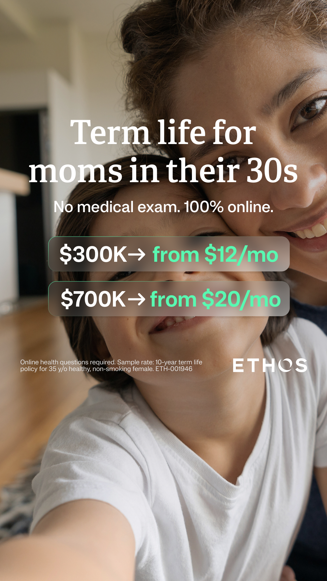 Ethos Facebook ad