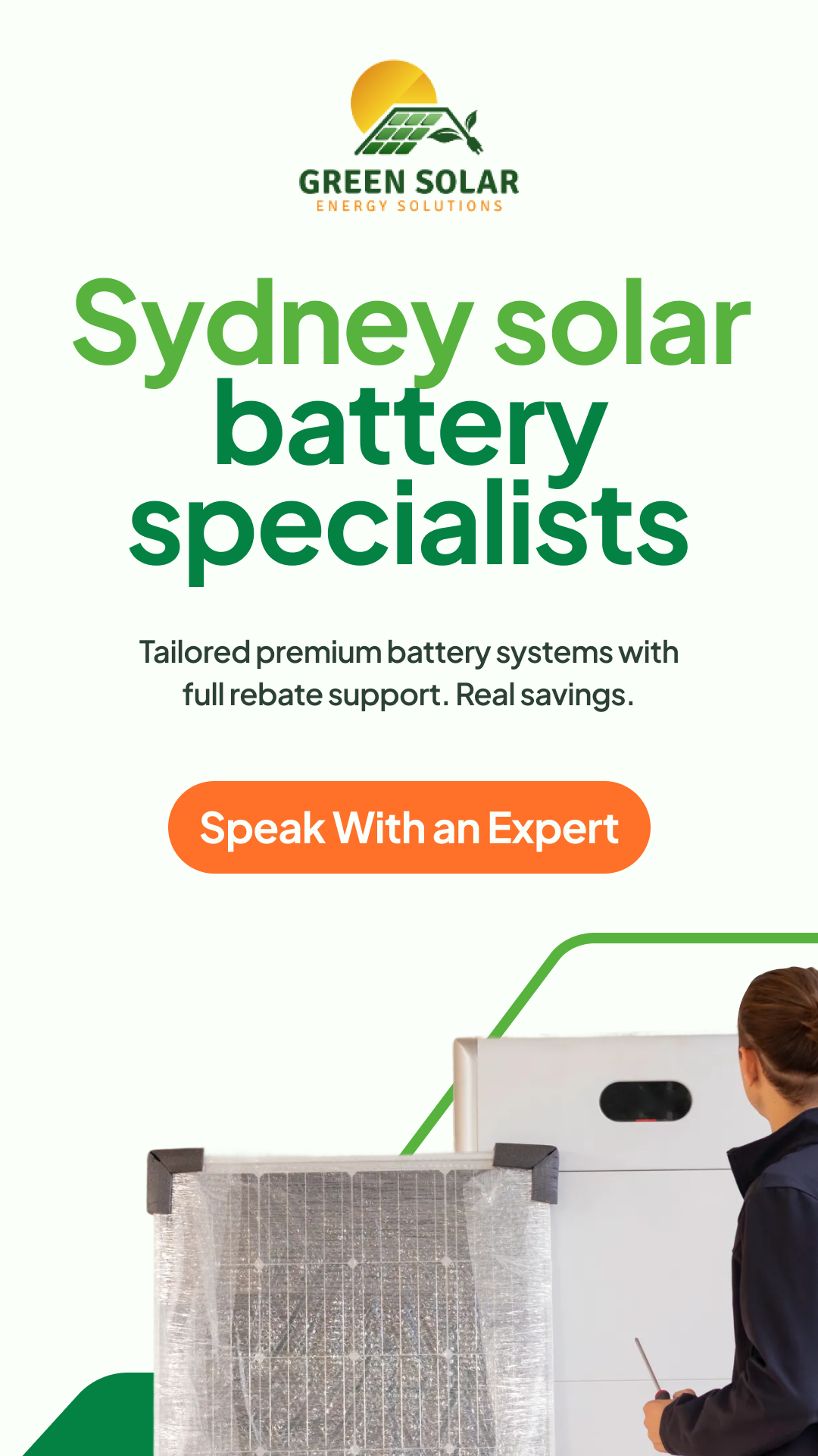 Green Solar Energy Solutions Facebook ad from Apr 14, 2026