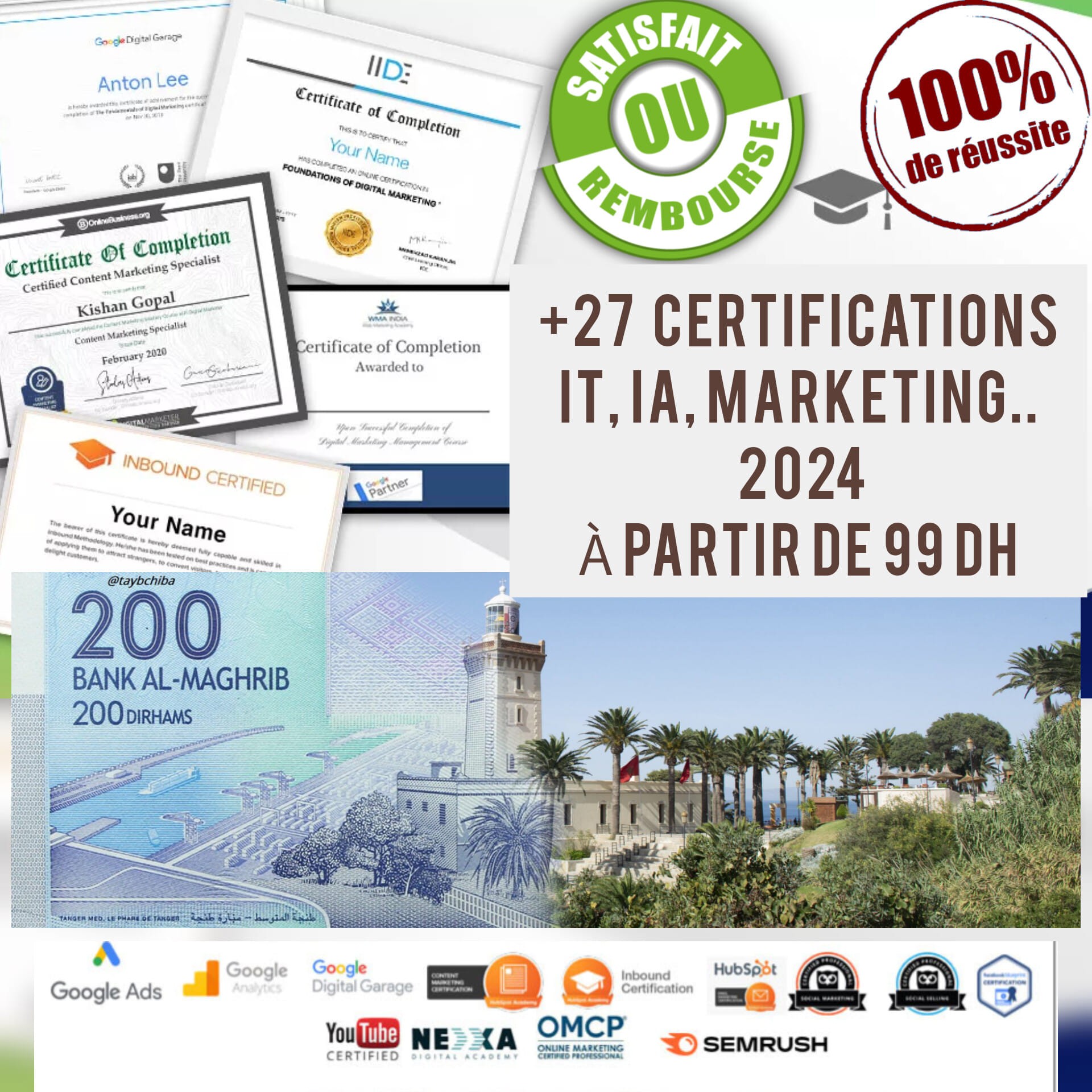Premium Digit Agency Facebook ad: +27 Certifications