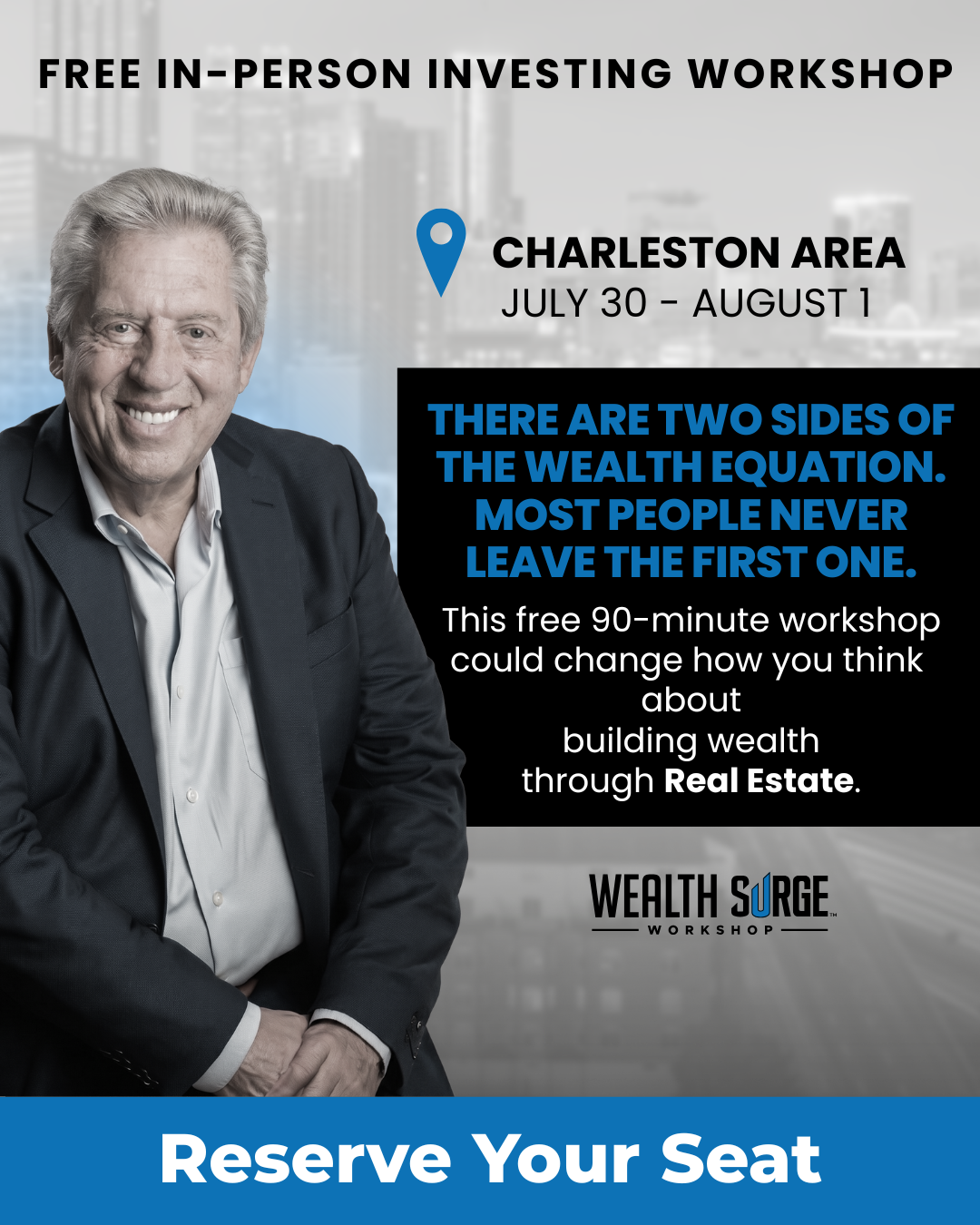 Wealth Surge Workshop Facebook ad