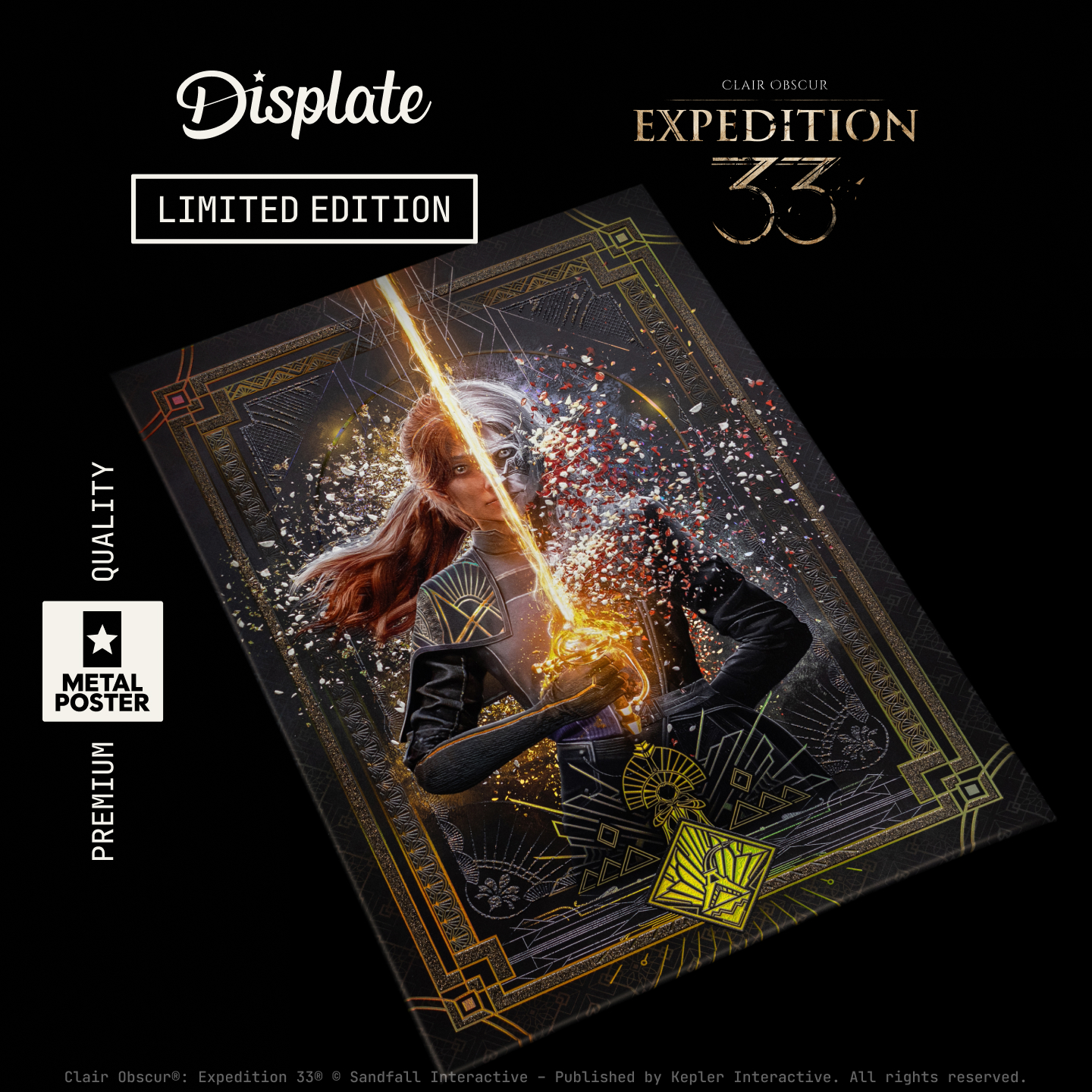 Displate Facebook ad