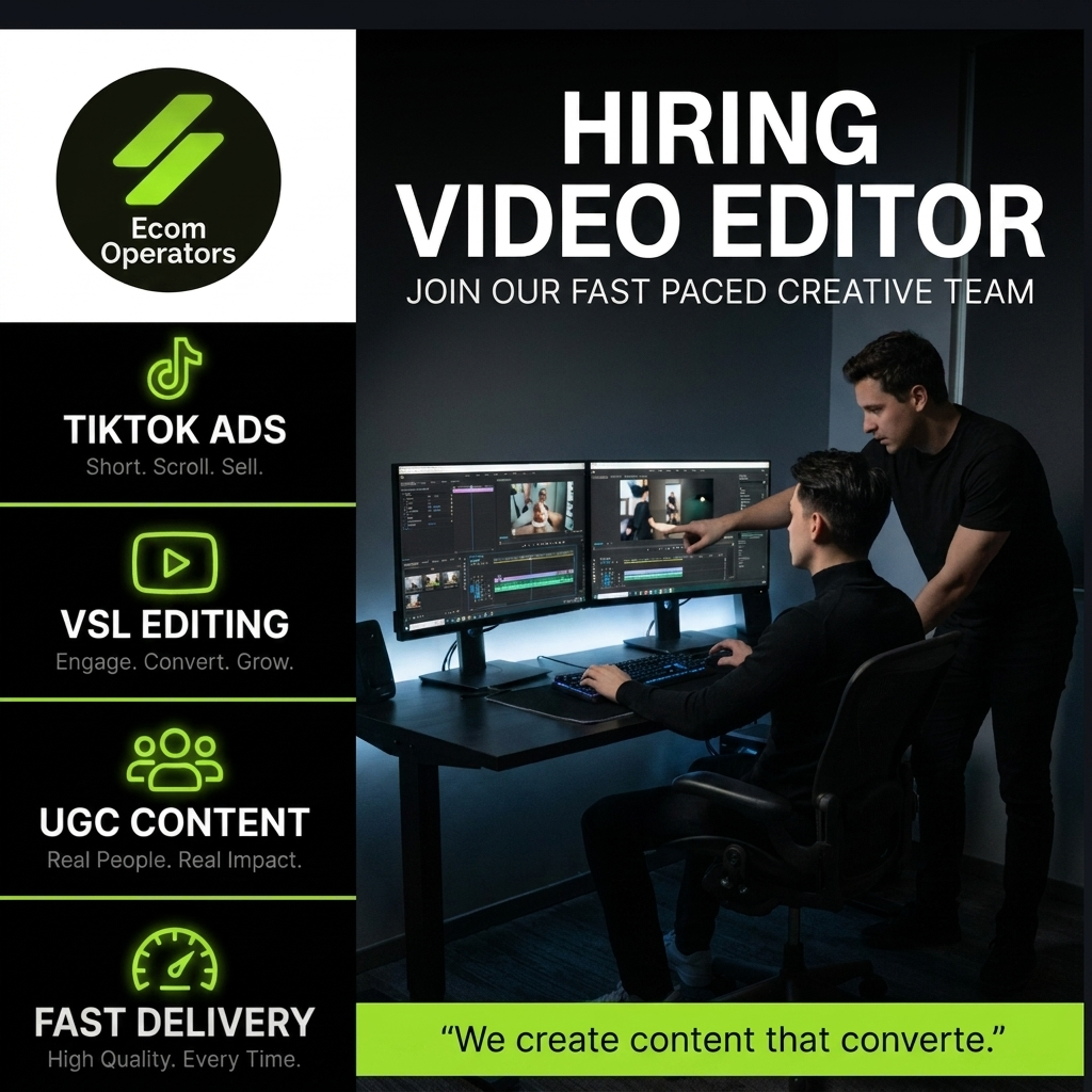 Ecomm Operators Facebook ad from May 16, 2026