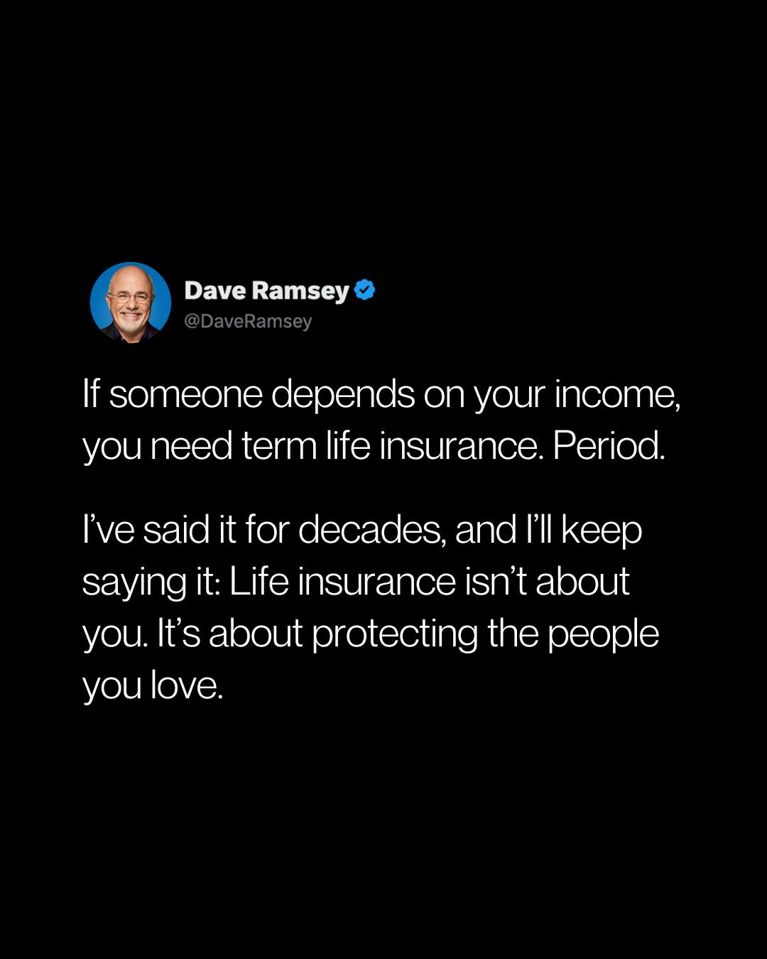 Dave Ramsey Facebook ad