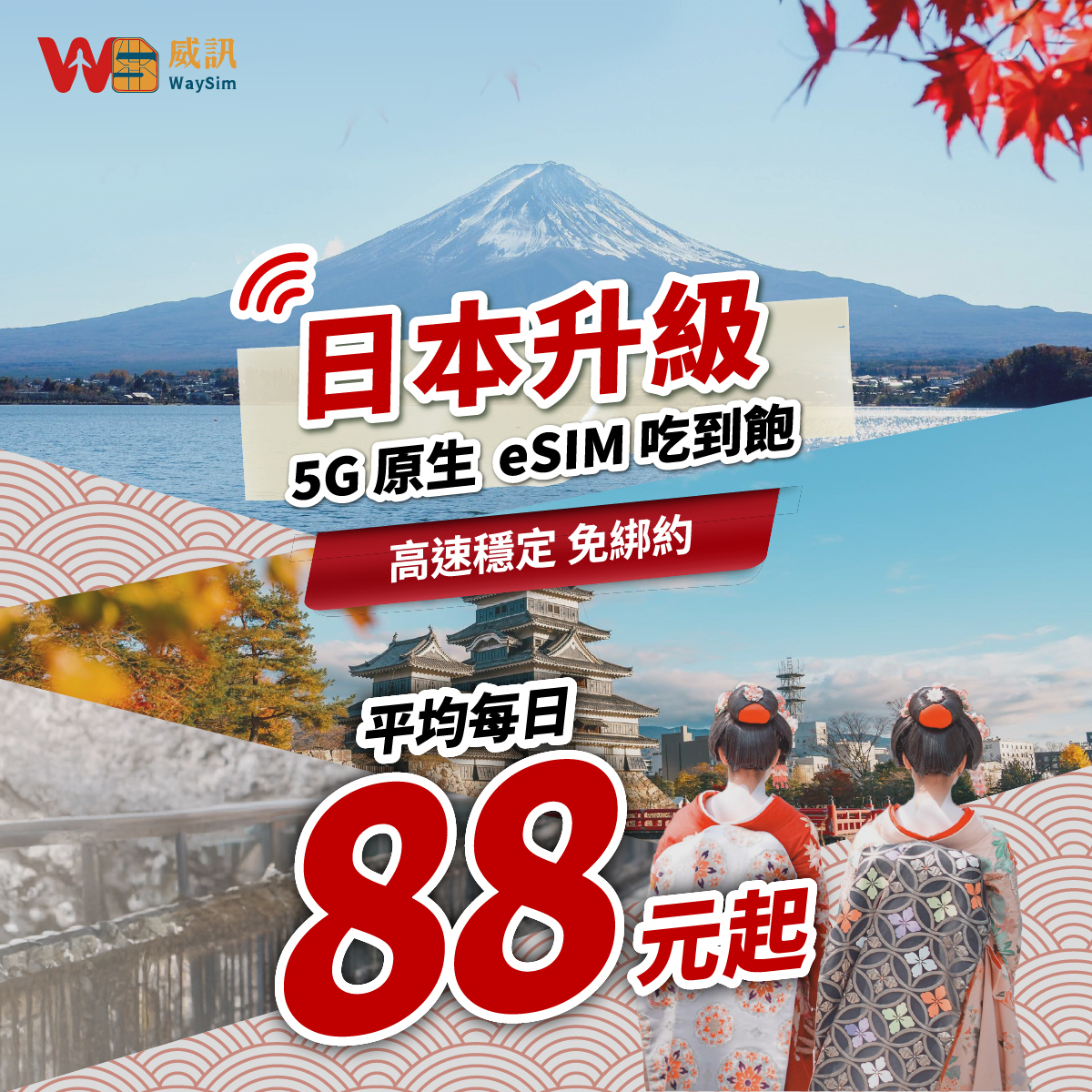 WaySim威訊 Facebook ad
