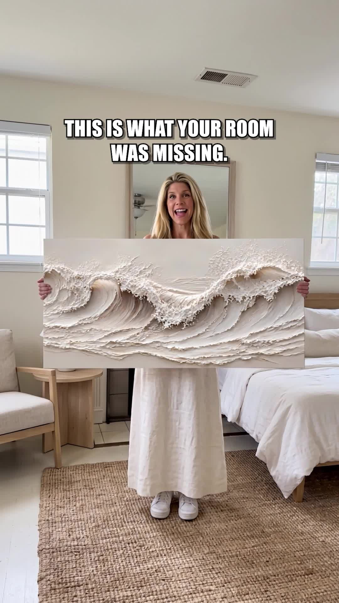 Tailored Canvases - Personalized Art Facebook ad: Coastal Wave | Made in the USA | Ships Fast