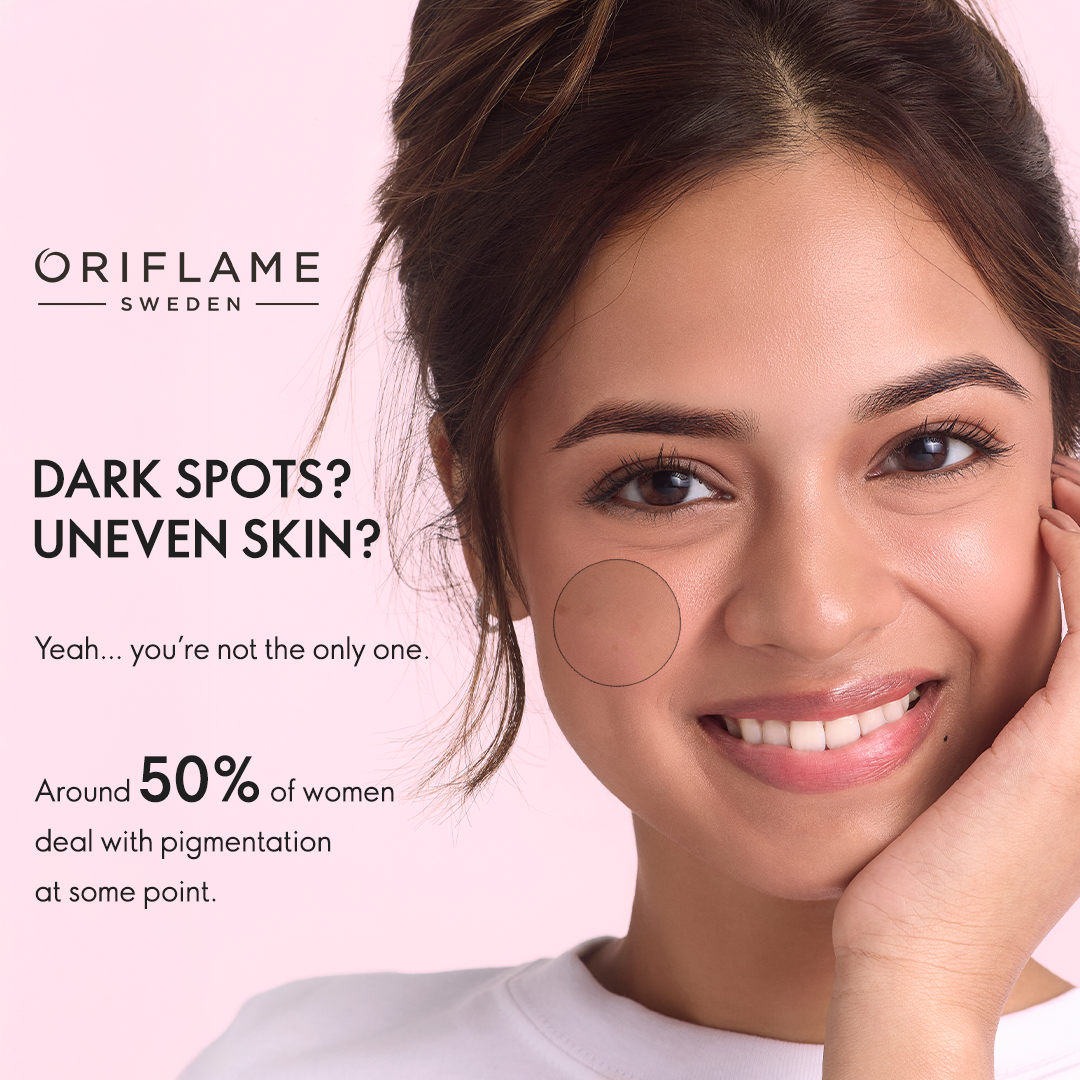 Oriflame Facebook ad: Looking for a complete solution for oily skin…