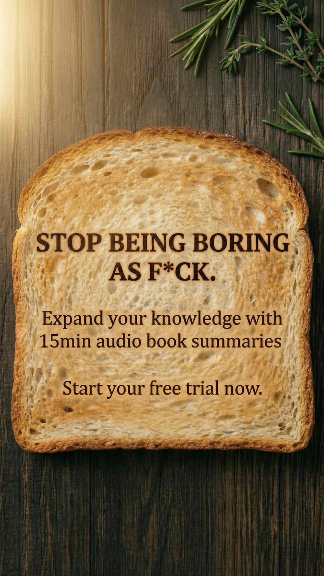 Blinkist Facebook ad