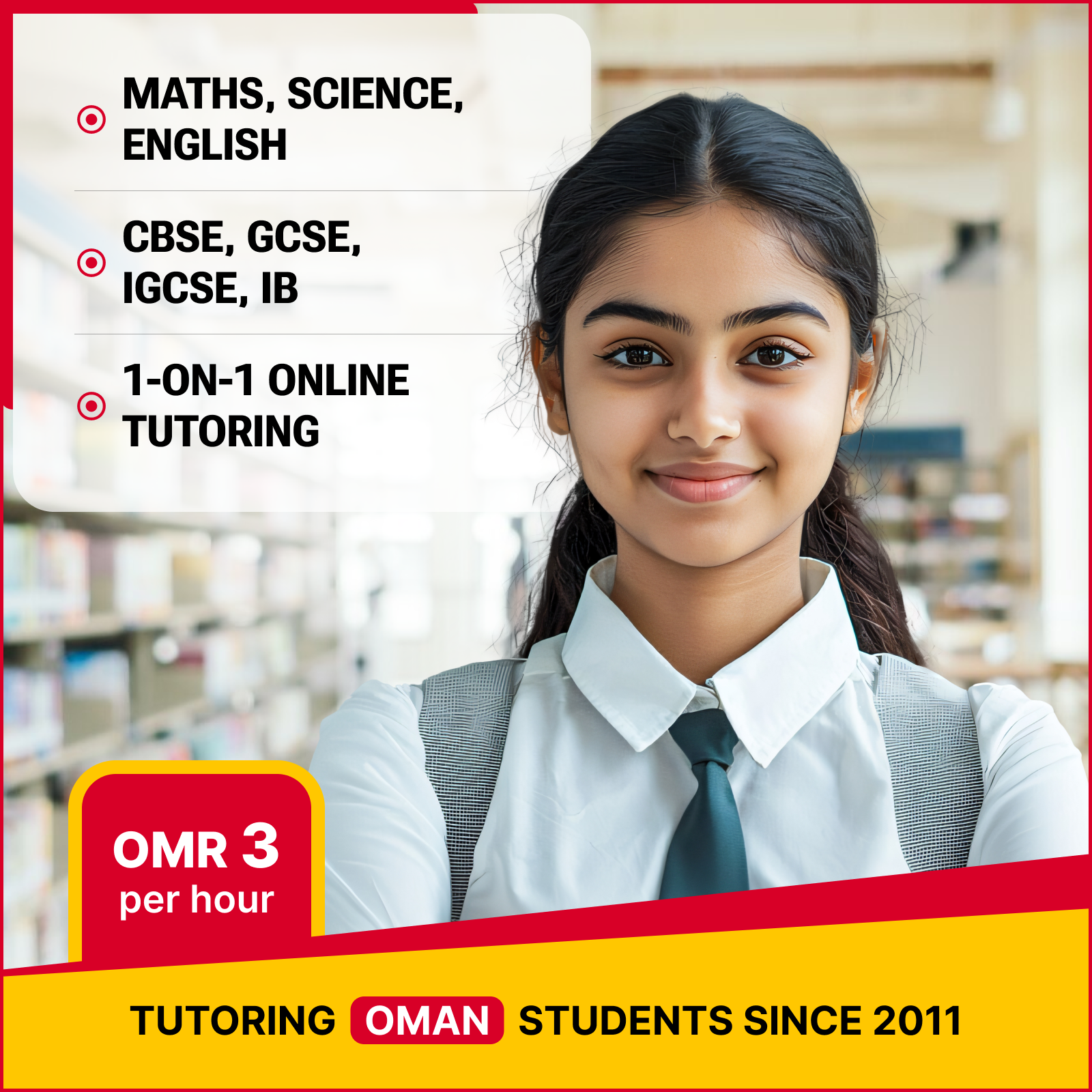 Jaya's Academy Facebook ad