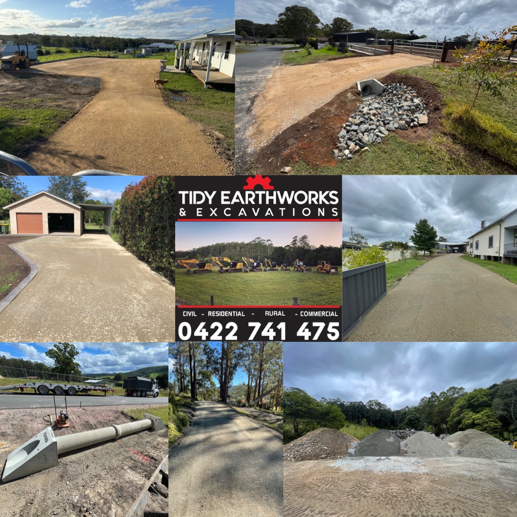 Tidy Earthworks & Excavations Facebook ad: Gravel Driveways