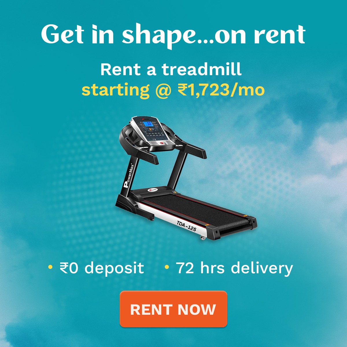 FURLENCO Facebook ad: Versatile treadmills | Rent