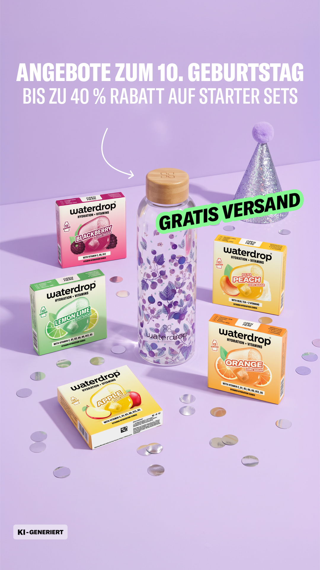waterdrop Facebook ad