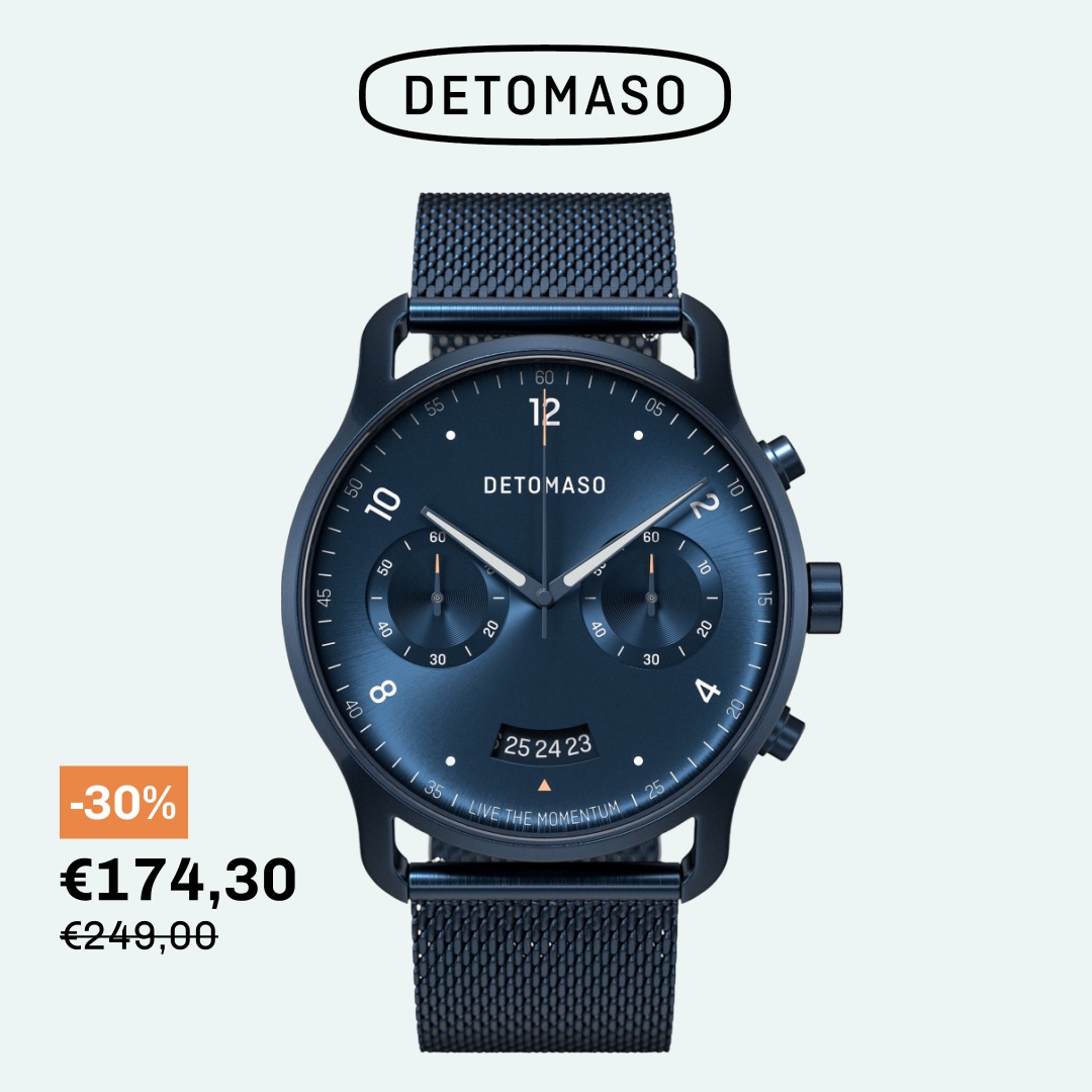 DETOMASO WATCHES Facebook ad