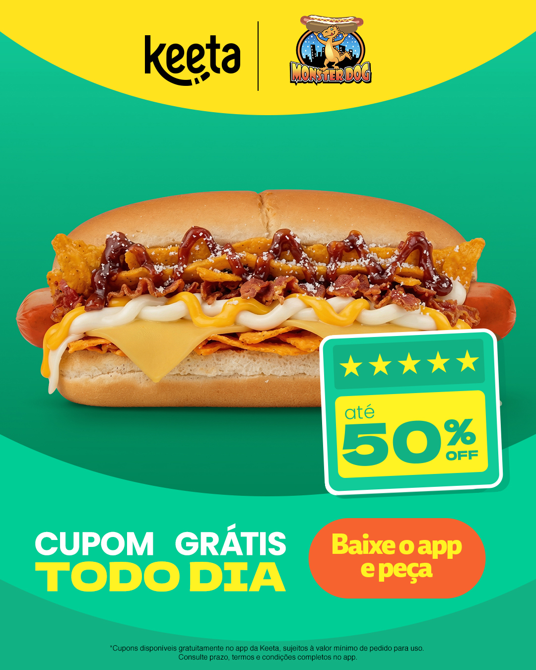 Keeta Brasil Facebook ad