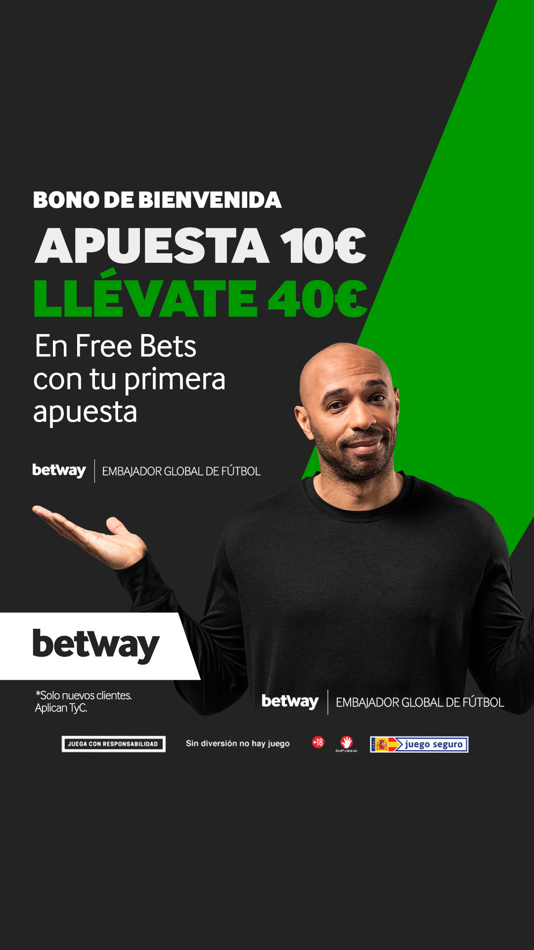 Betway Facebook ad