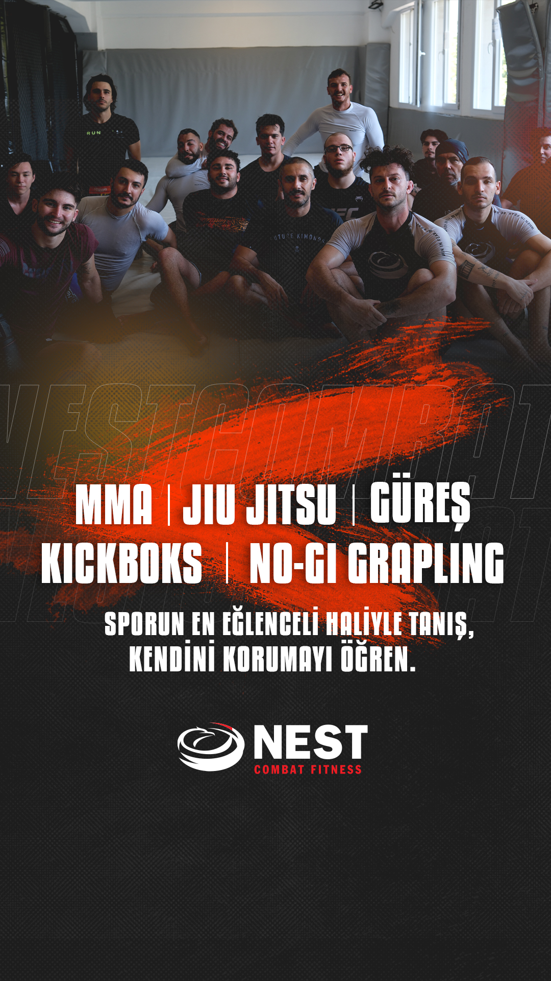 NEST Combat Fitness Facebook ad