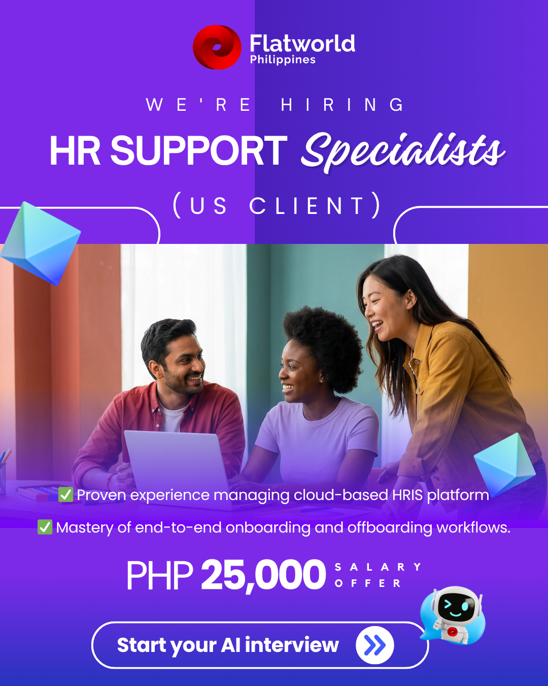Flatworldphcareers Facebook ad from May 14, 2026