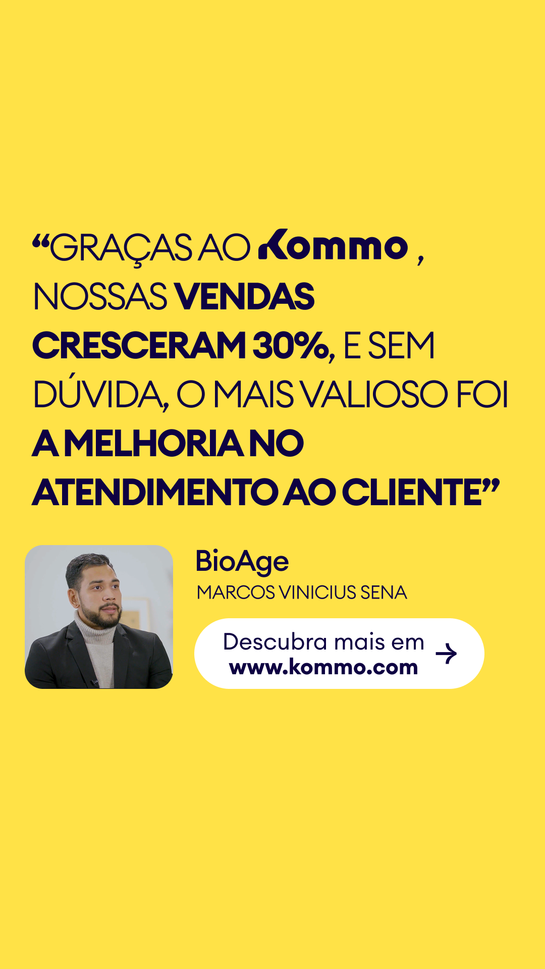 Kommo Brasil Facebook ad