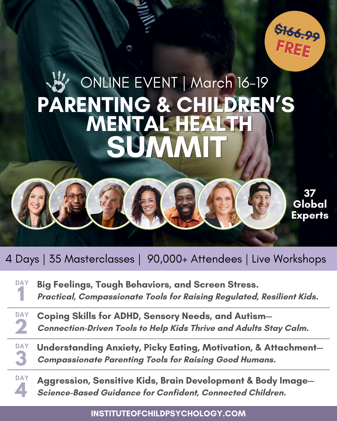 Institute of Child Psychology Facebook ad