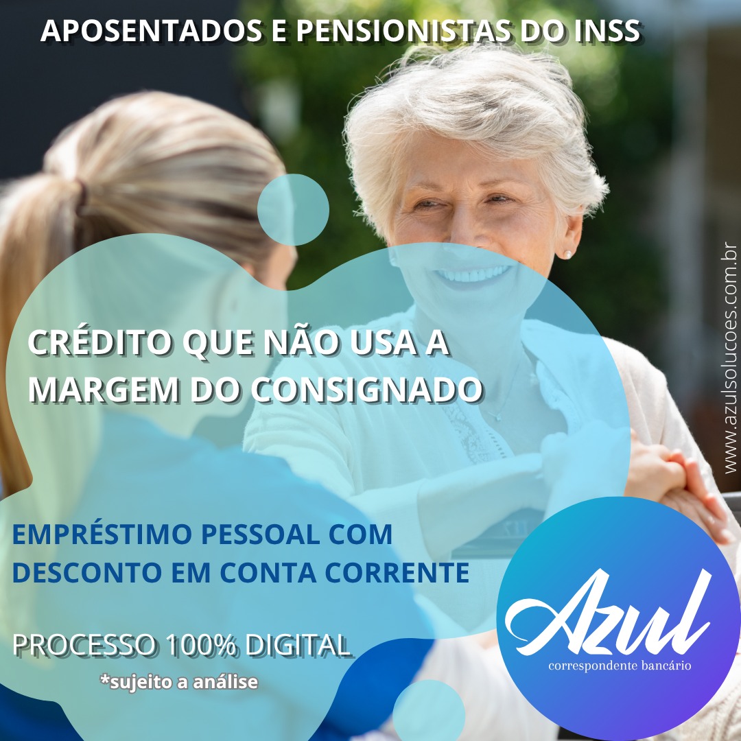Azul Soluções Financeiras Facebook ad: Margem do consignado comprometida não significa fim da…