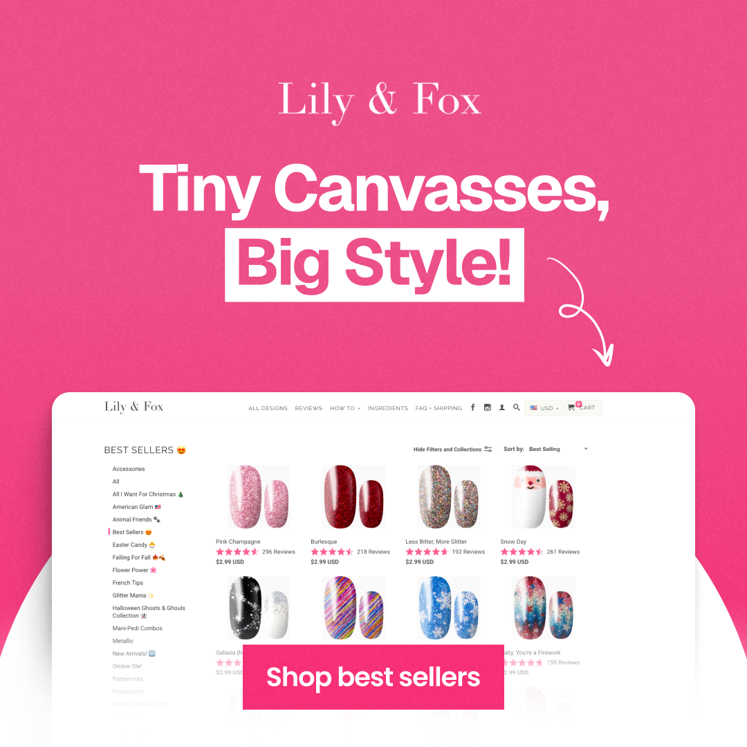 Lily and Fox Facebook ad