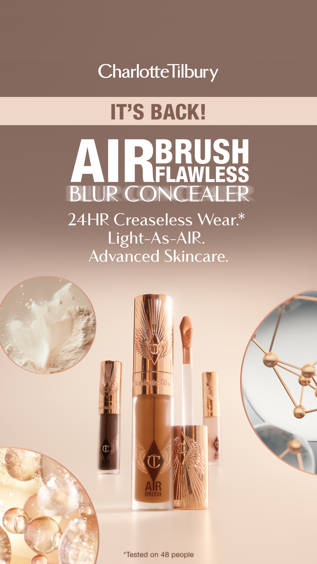 Charlotte Tilbury Facebook ad