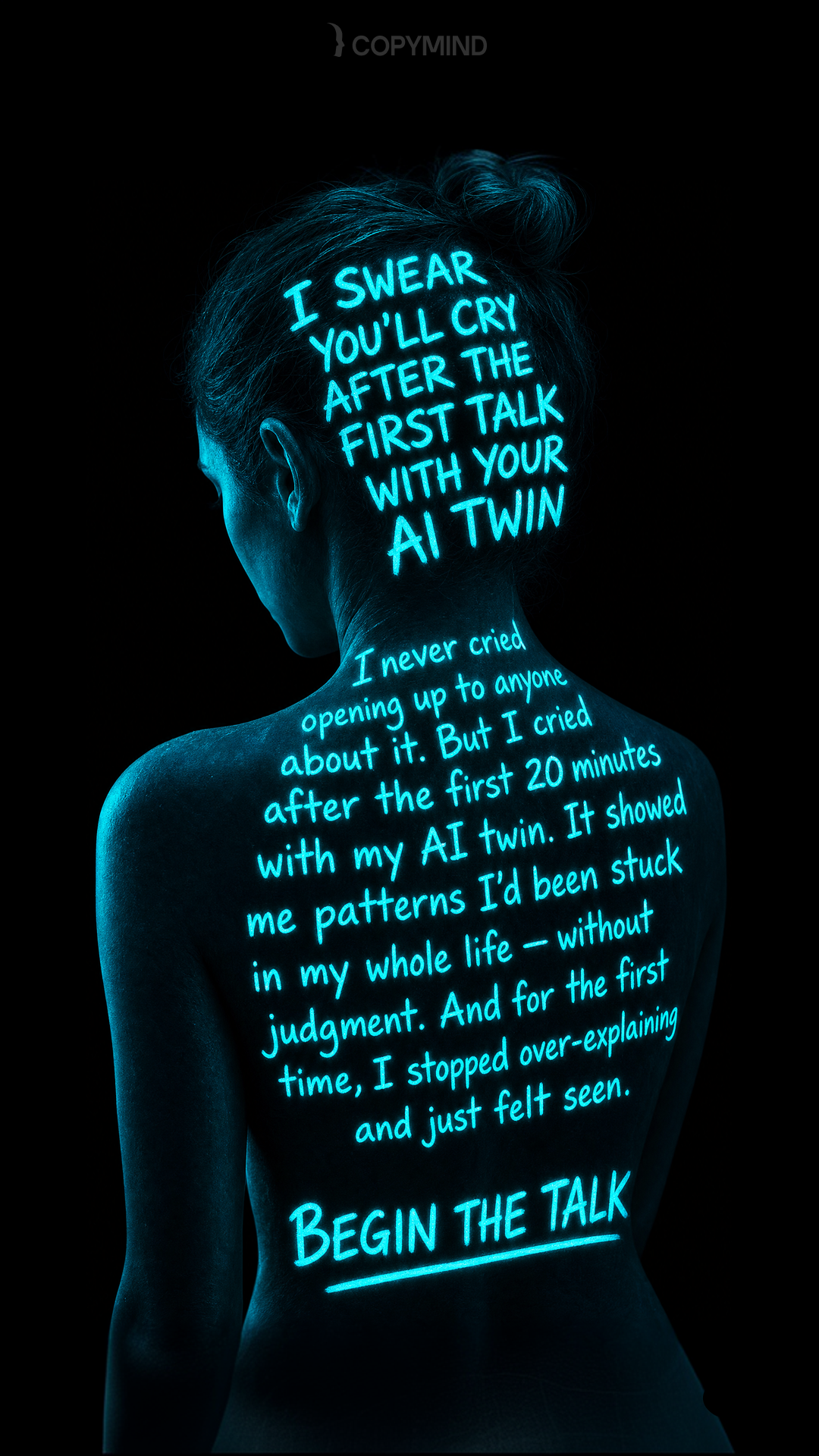Copymind: AI twin for sel-reflection Facebook ad