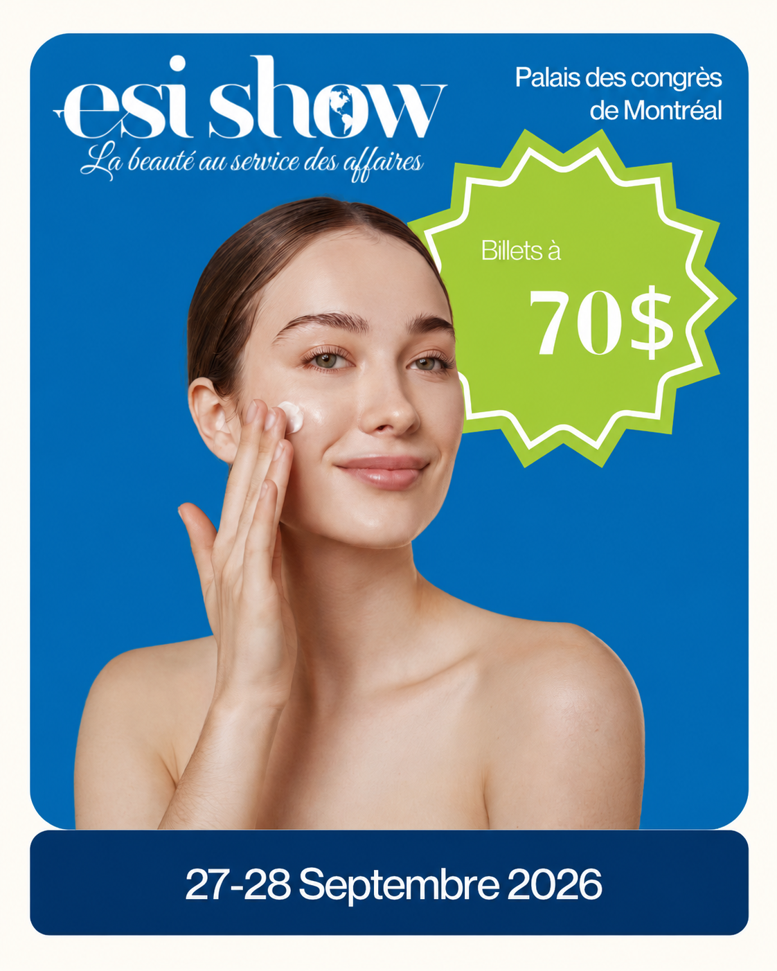 ESI Show Facebook ad: Réservez votre place