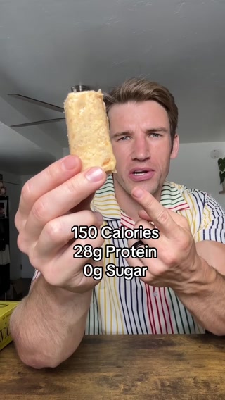 David Protein Facebook ad: 28g Protein. 150 Calories. 0g Sugar.