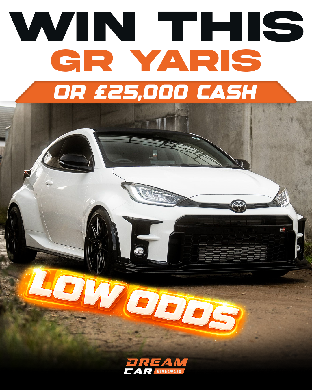 Dream Car Giveaways Facebook ad