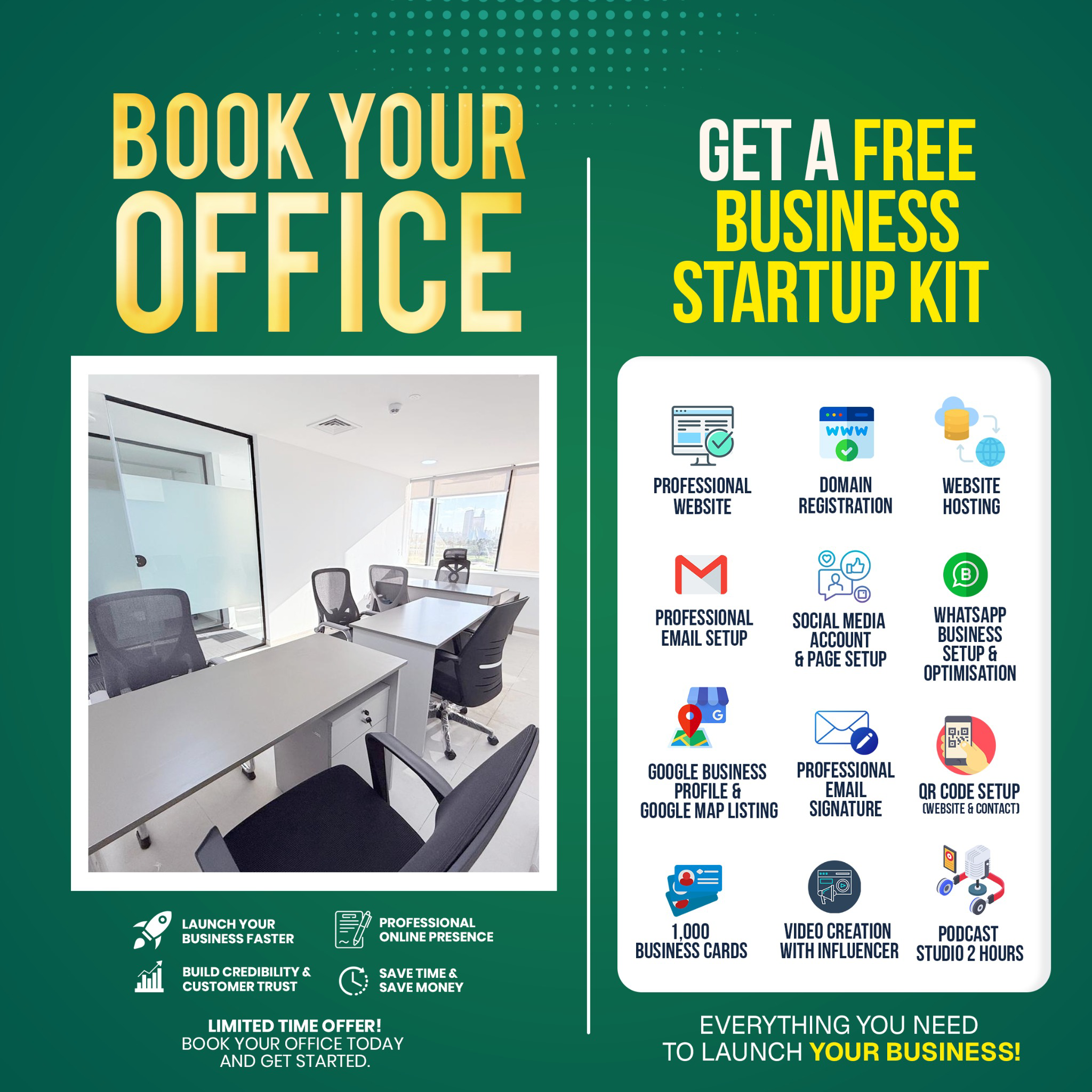 Well Connected Business Center Facebook ad