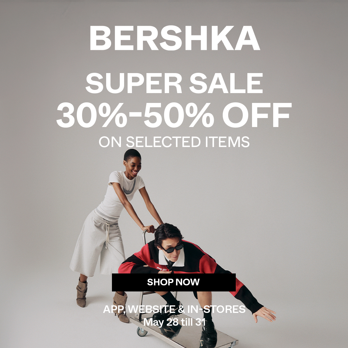 Bershka Facebook ad