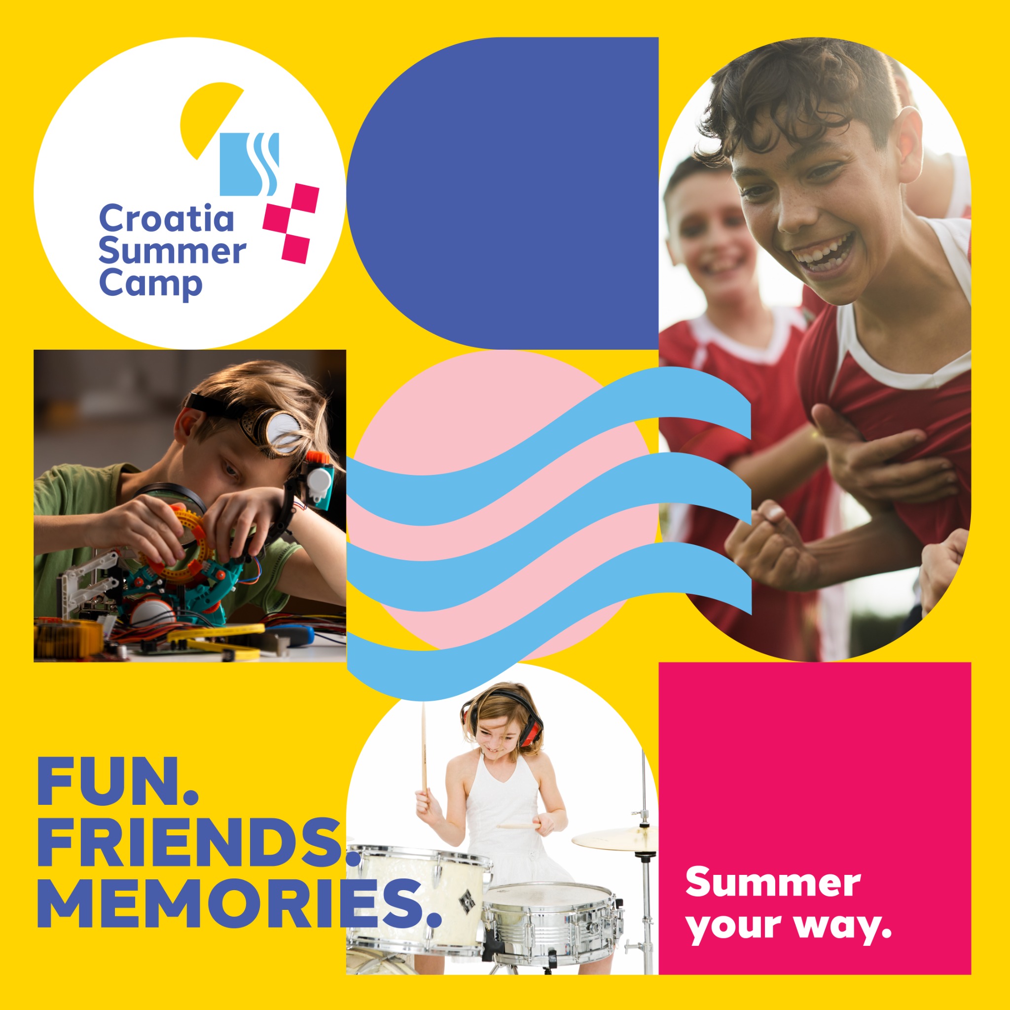 Croatia Summer Camp Facebook ad: Give them a summer they’ll never forget!