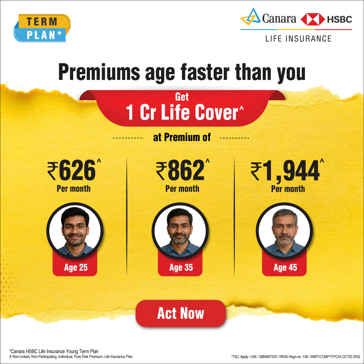 Canara HSBC Life Insurance Company Limited Facebook ad