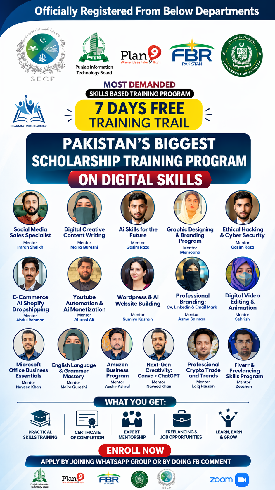 DigiX Skills Institute Facebook ad: Chat Us