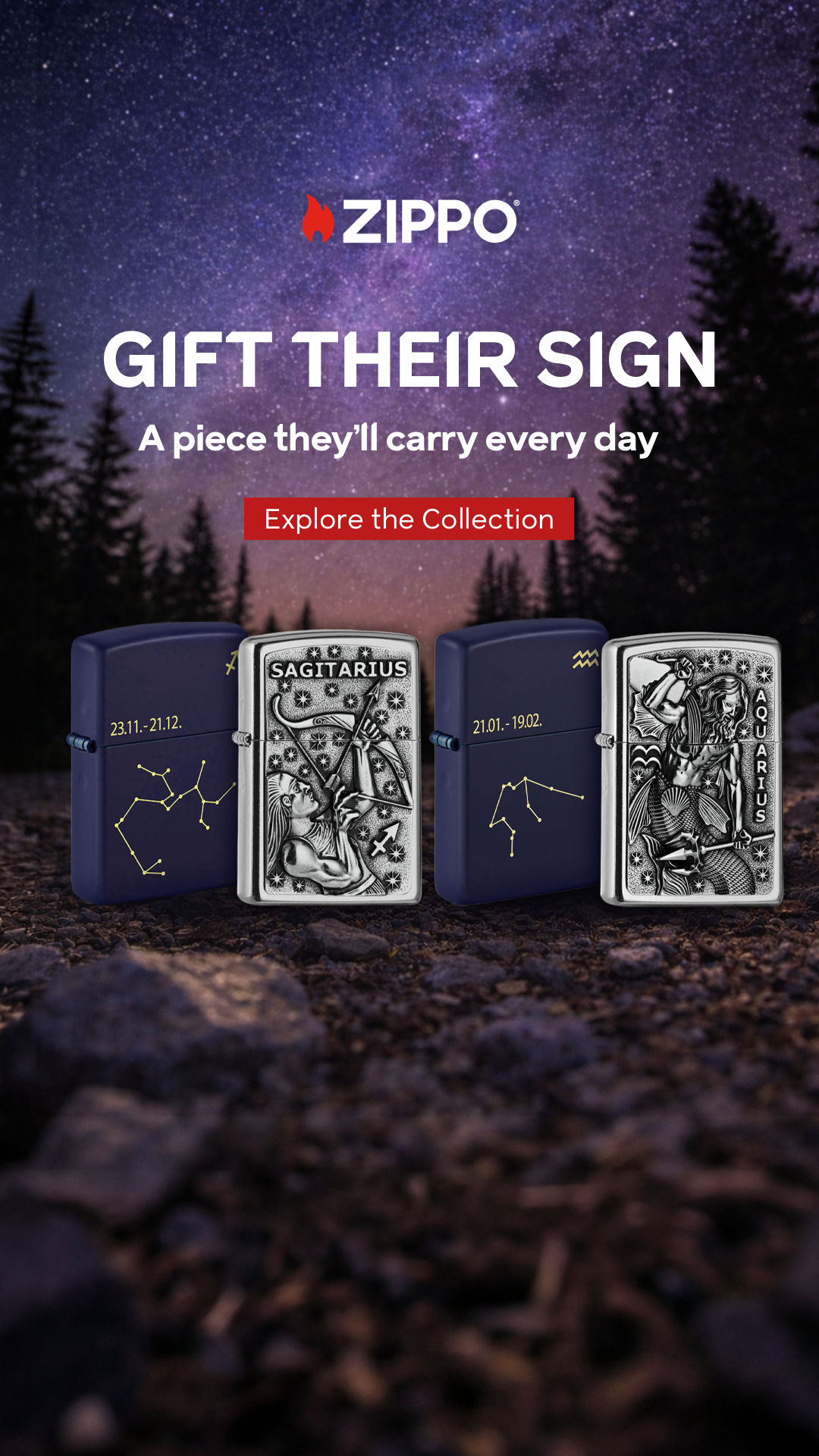 Zippo Europe Facebook ad