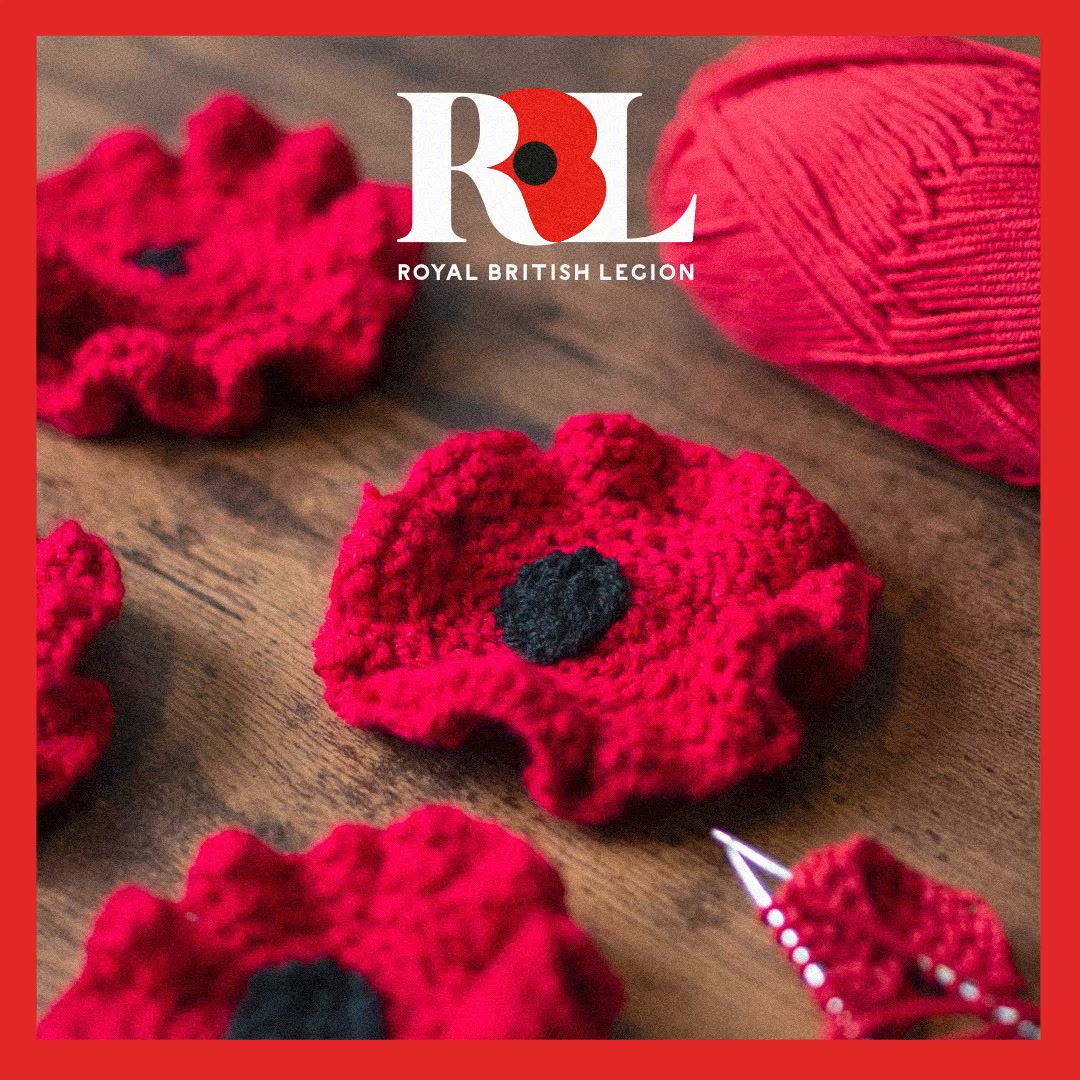 Royal British Legion Facebook ad: Poppy Crafting