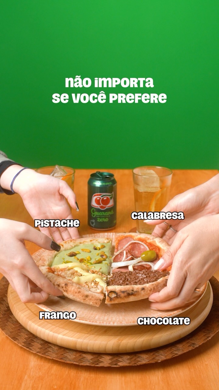 Guaraná Antarctica Facebook ad: O combo perfeito: sua pizza favorita com Guaraná…