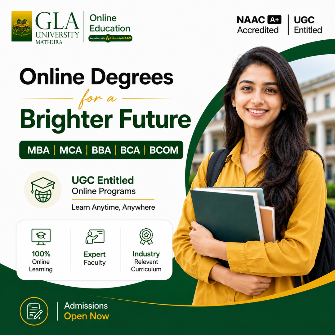 GLA University Online Degree Programs Facebook ad