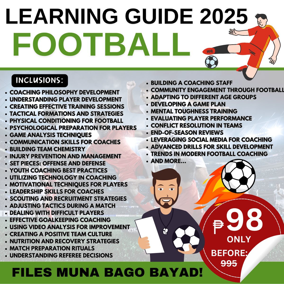Football Coaching PH Facebook ad: Unlock Winning Strategies!