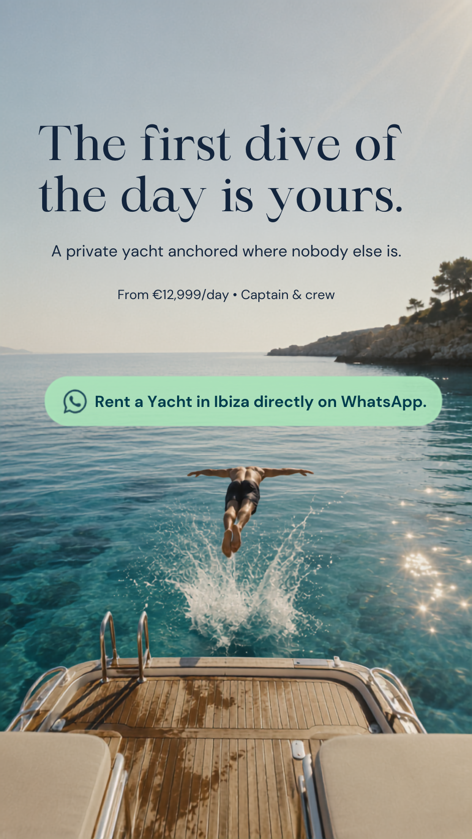 Very Boat Facebook ad: Rent a Boat in Ibiza