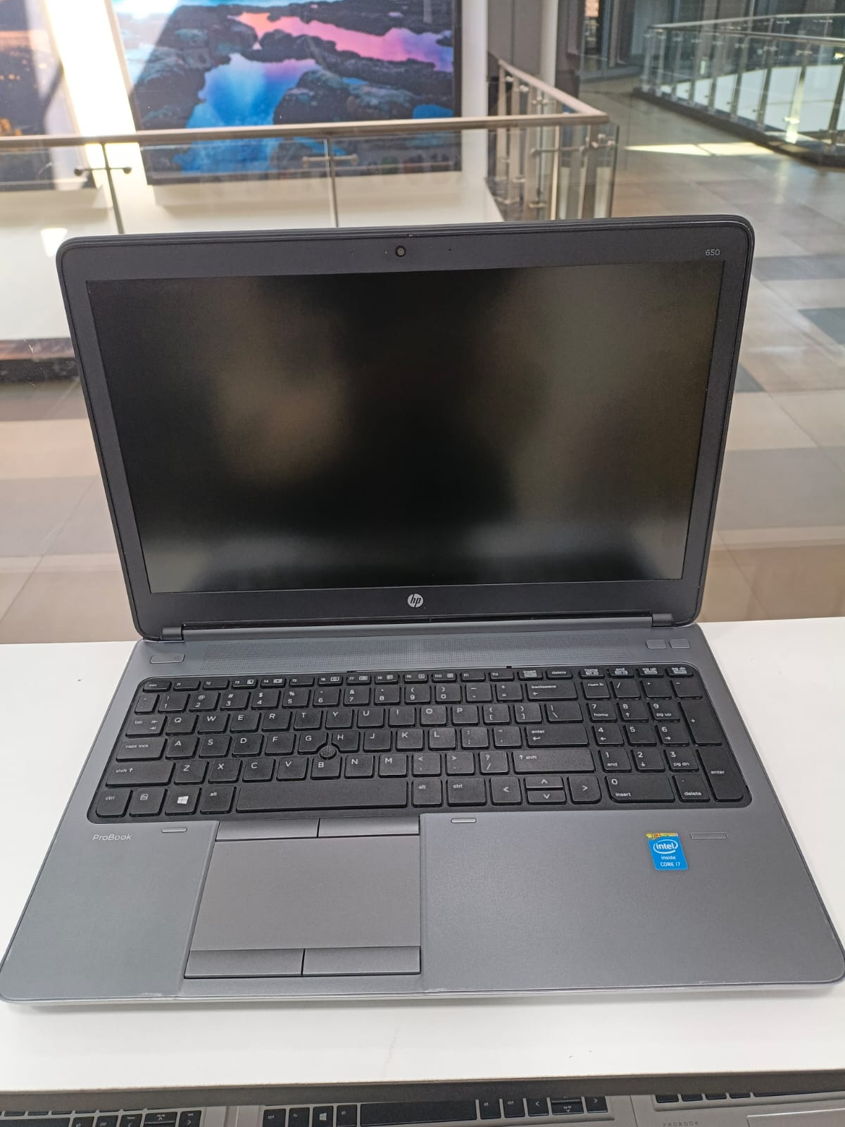 Harmtedy's Electronics store(Kitwe) Facebook ad: k4500 HP ProBook 650, Core i7, @2.20, 256…