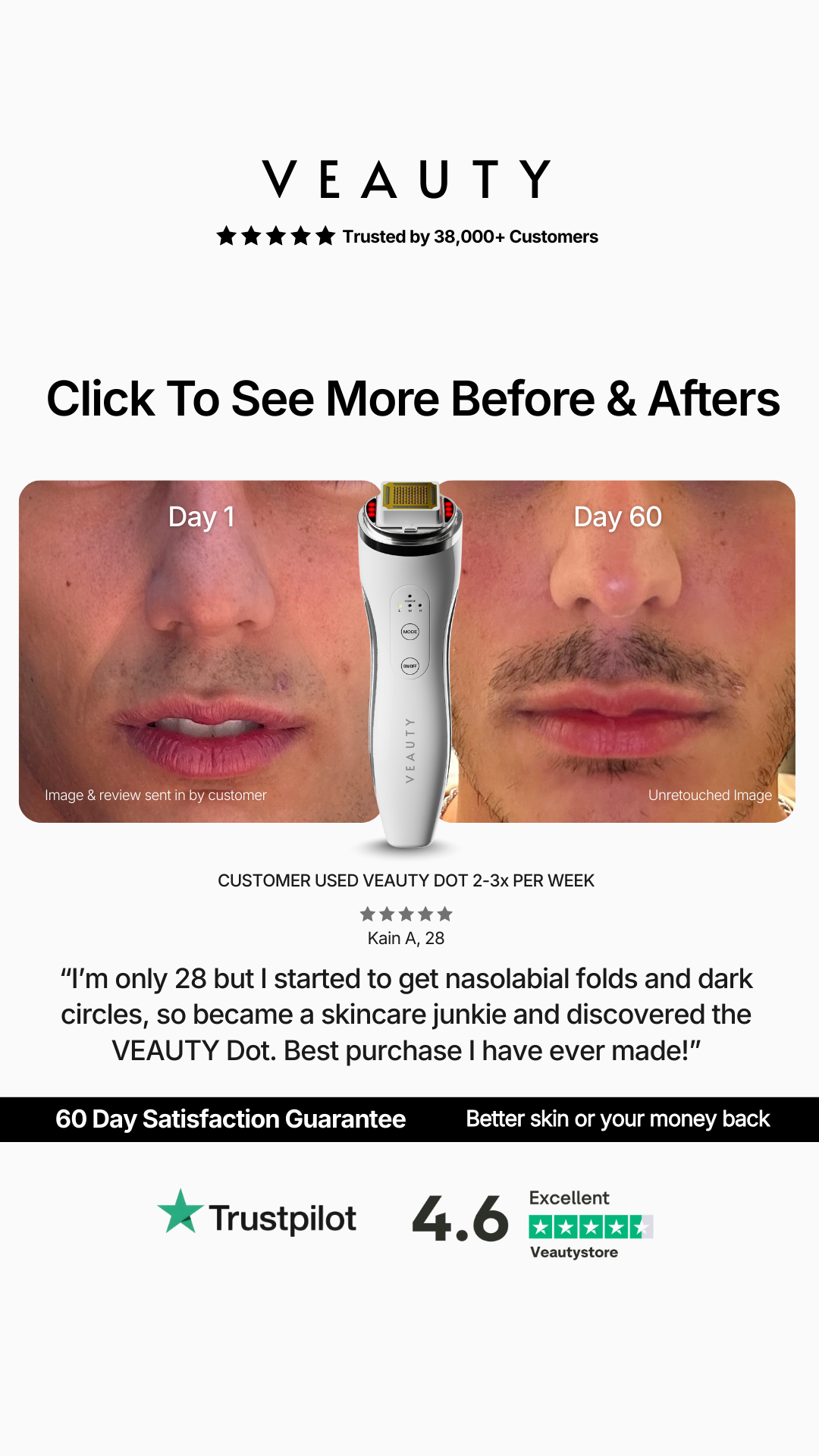 Veauty Facebook ad
