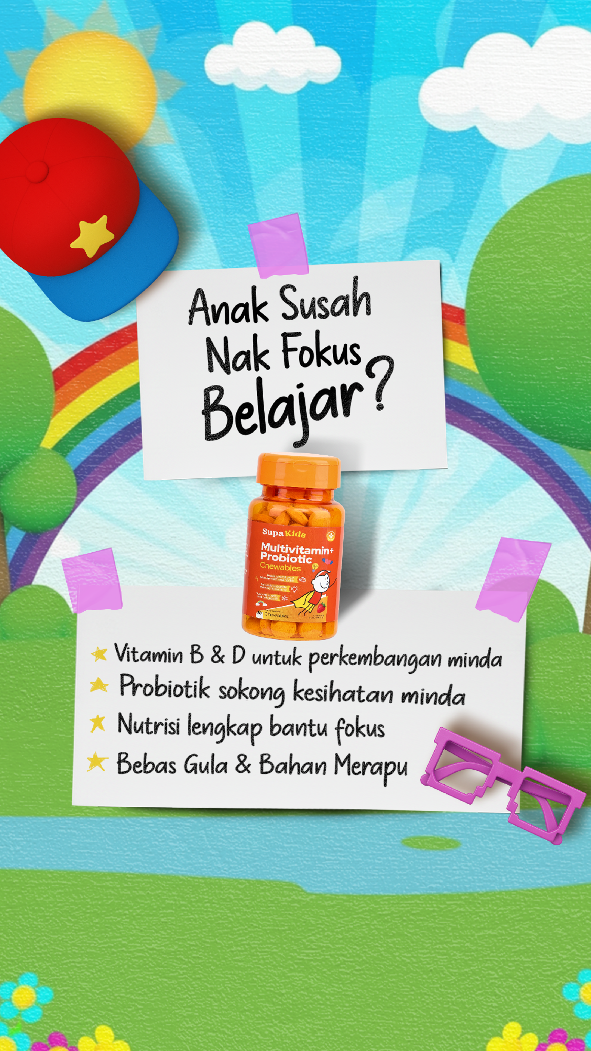 Bimbing bersama Supakids Facebook ad