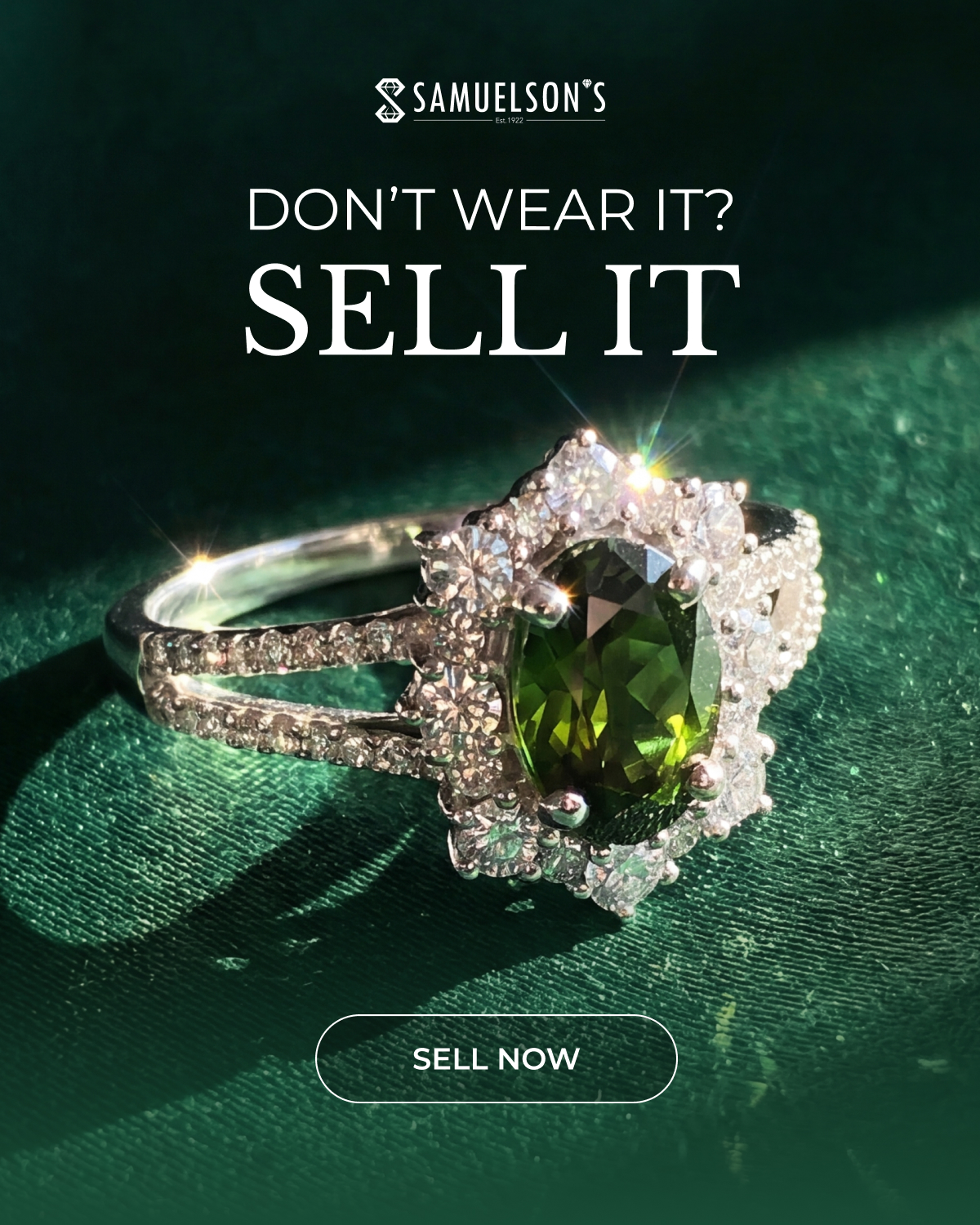 Samuelson's Diamonds & Estate Buyers Facebook ad