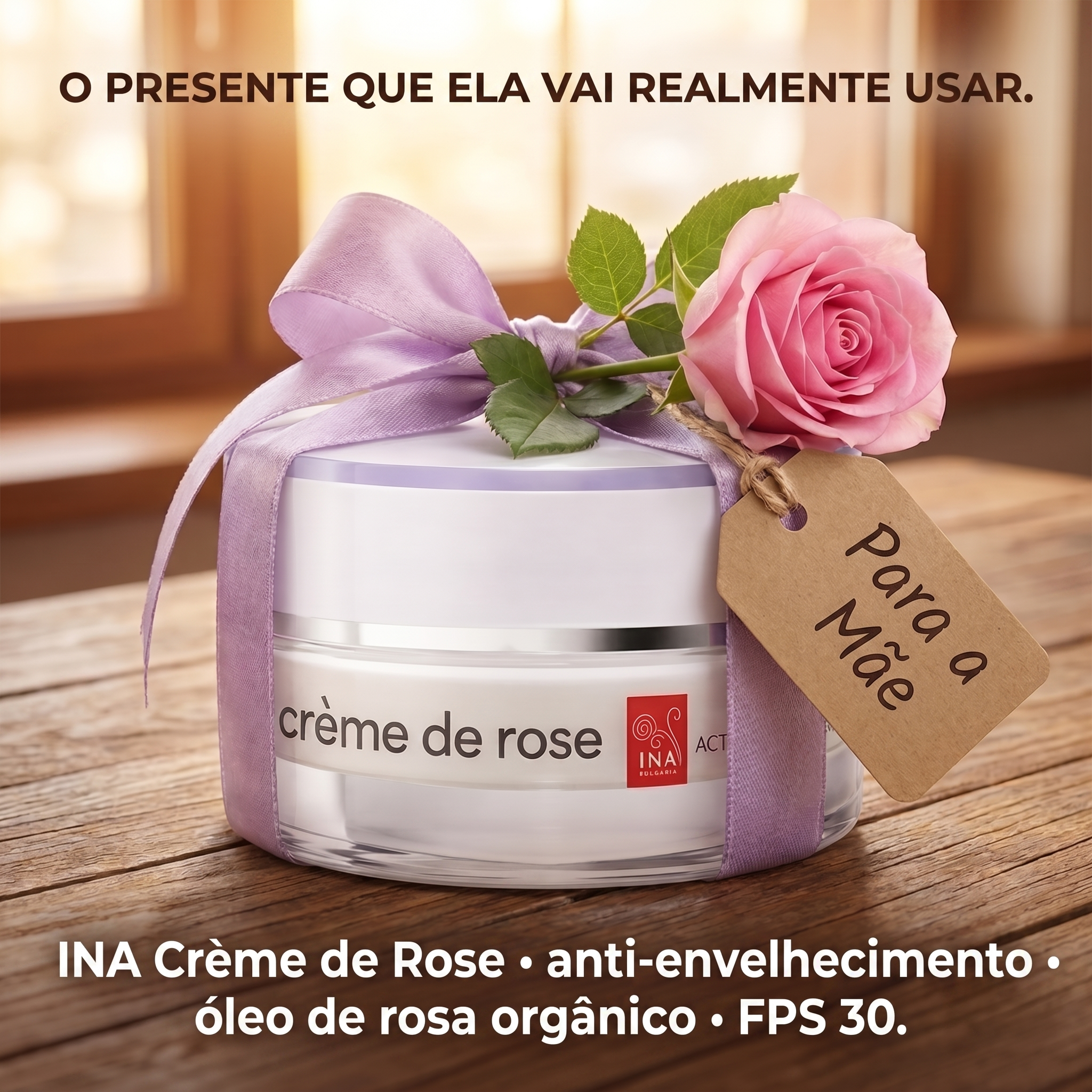 InaEssentials.PT - Cosméticos Orgânicos Familiares Facebook ad: O presente que ela vai mesmo usar