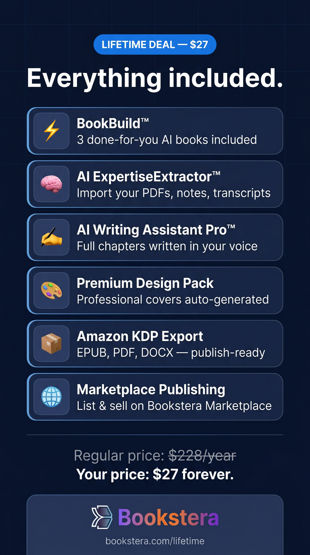 Bookstera Facebook ad