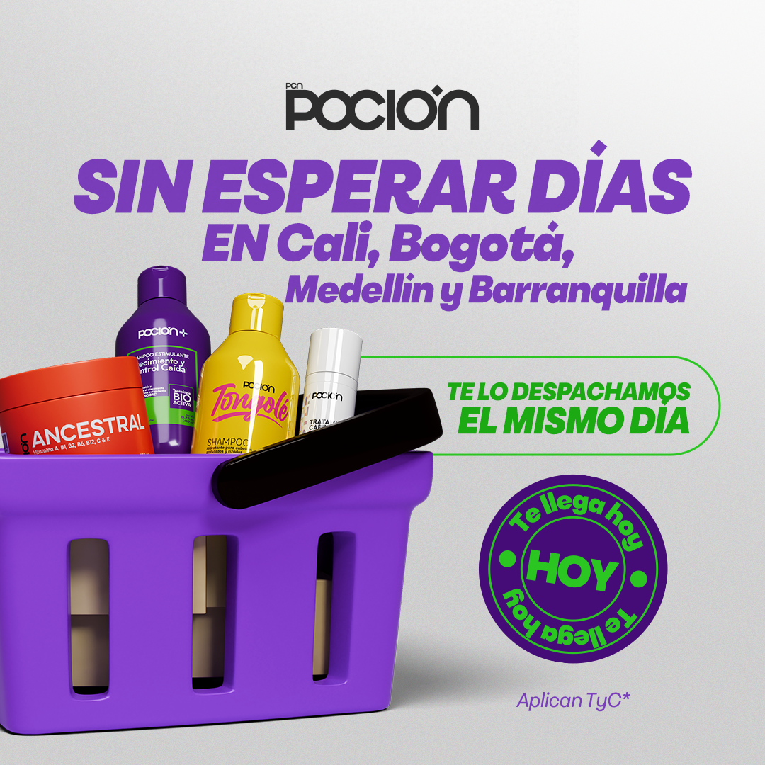 La Pocion Facebook ad: Tu pedido llega hoy mismo