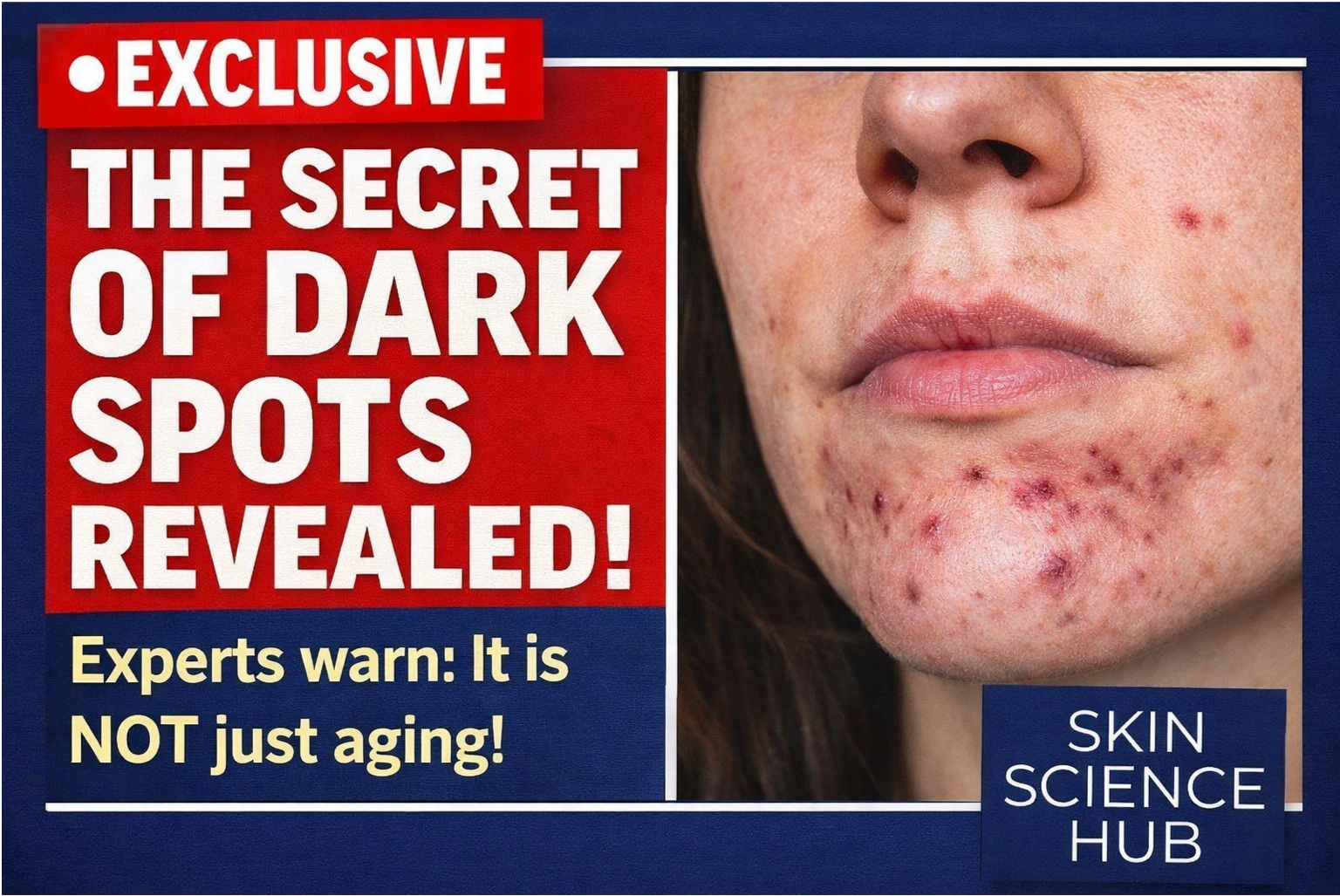 SKIN science HUB Facebook ad: The reason nothing has worked isn't you. Here's what it…