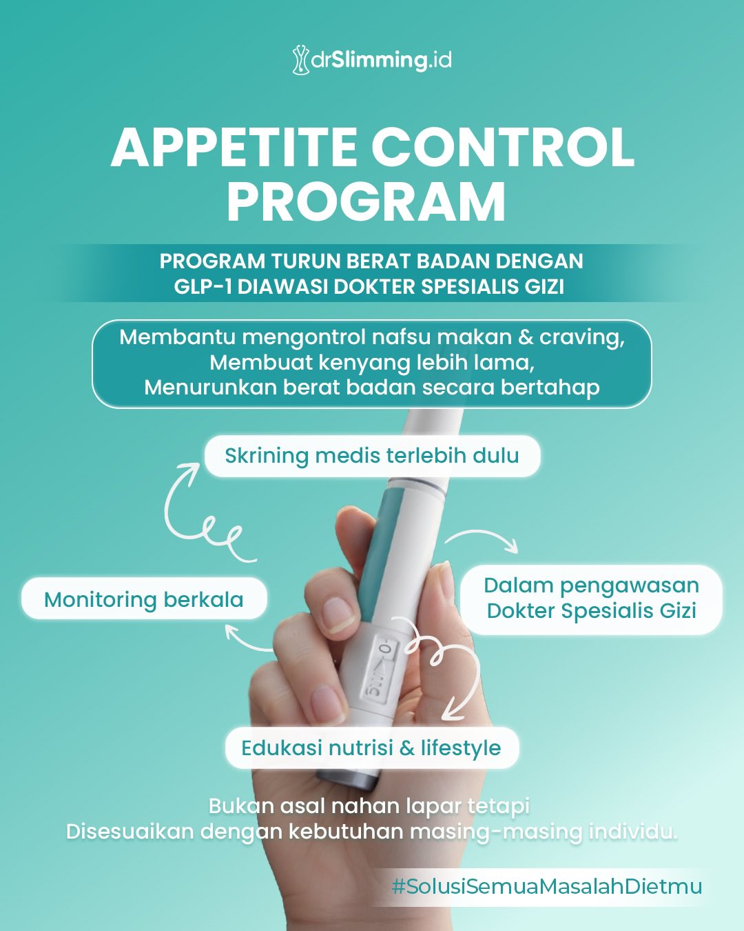 Drslimming.id Facebook ad: Lapar terus bikin diet gagal?