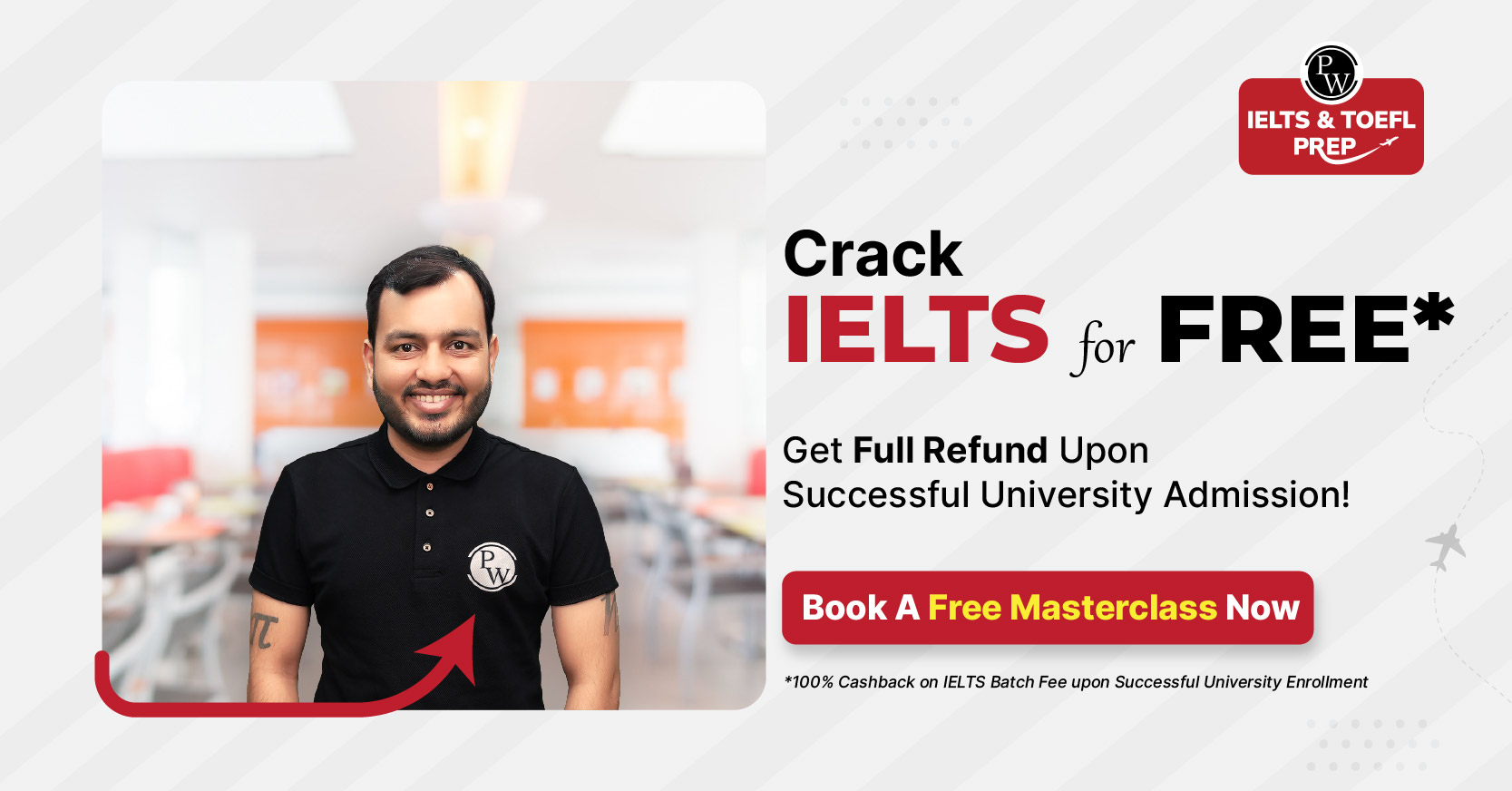 PW IELTS Prep Facebook ad